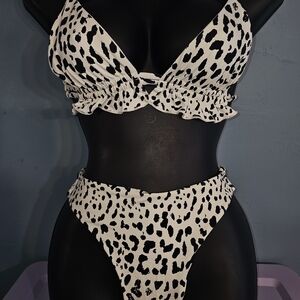 Leopard Print Bikini Set.  #1197